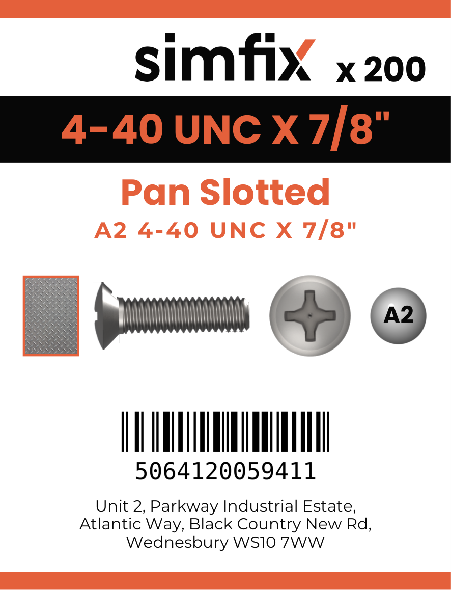 Simfix product label - 85UA2440022-T