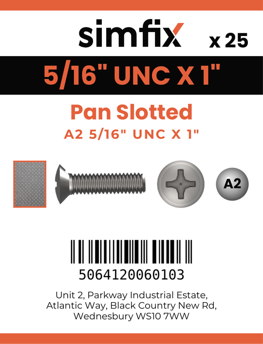 Simfix product label - 85UA2516025-D