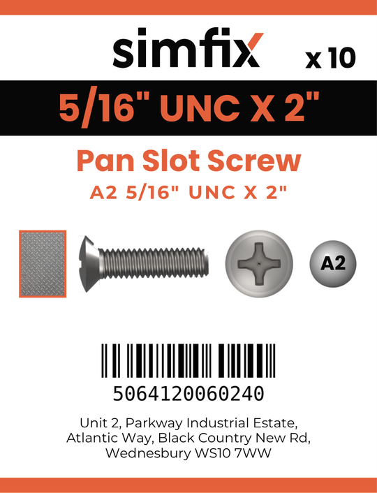 Simfix product label - 85UA2516051-D