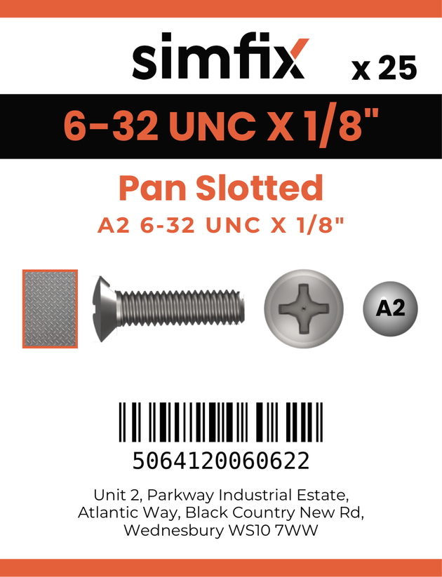 Simfix product label - 85UA2632003-D