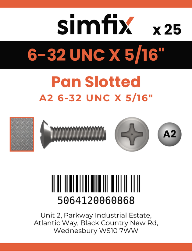 Simfix product label - 85UA2632008-D