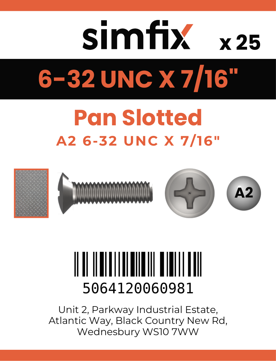 Simfix product label - 85UA2632011-D