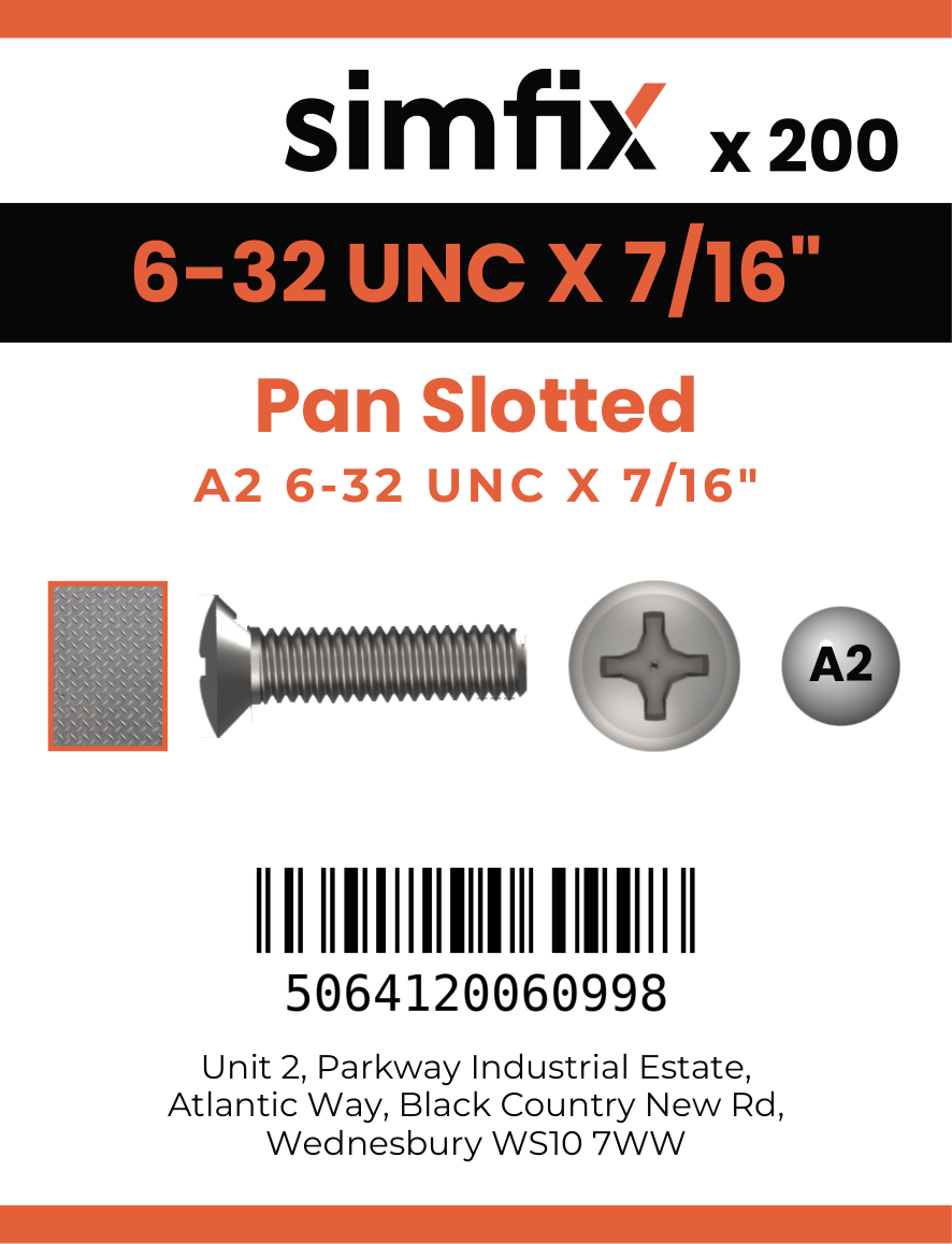 Simfix product label - 85UA2632011-T