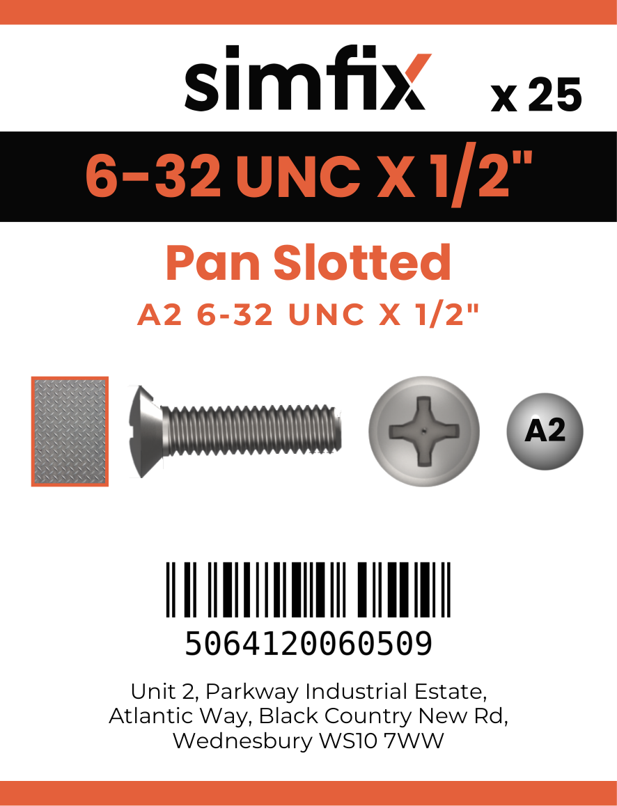 Simfix product label - 85UA2632013-D