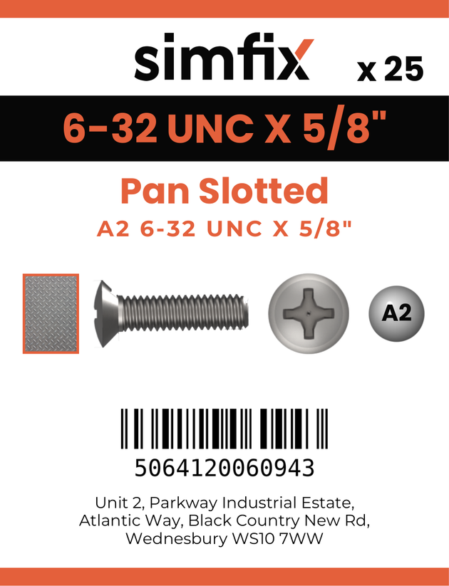 Simfix product label - 85UA2632016-D