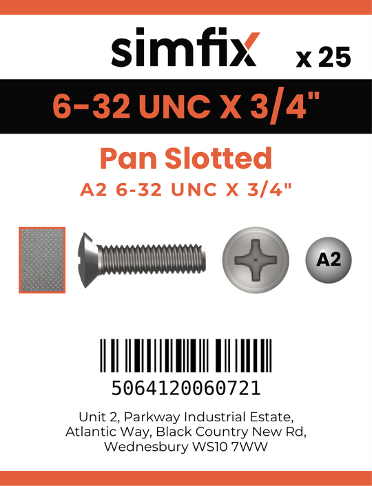 Simfix product label - 85UA2632019-D