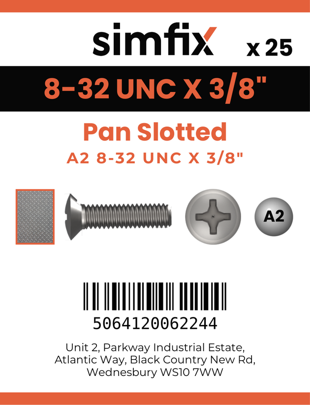 Simfix product label - 85UA2832010-D