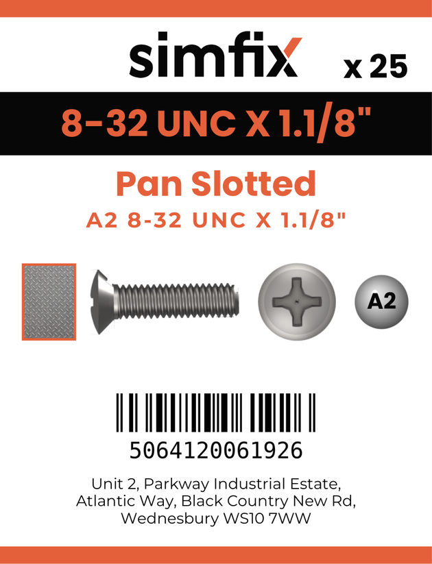 Simfix product label - 85UA2832028-D