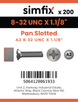 Simfix product label - 85UA2832028-T