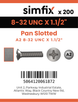 Simfix product label - 85UA2832038-T