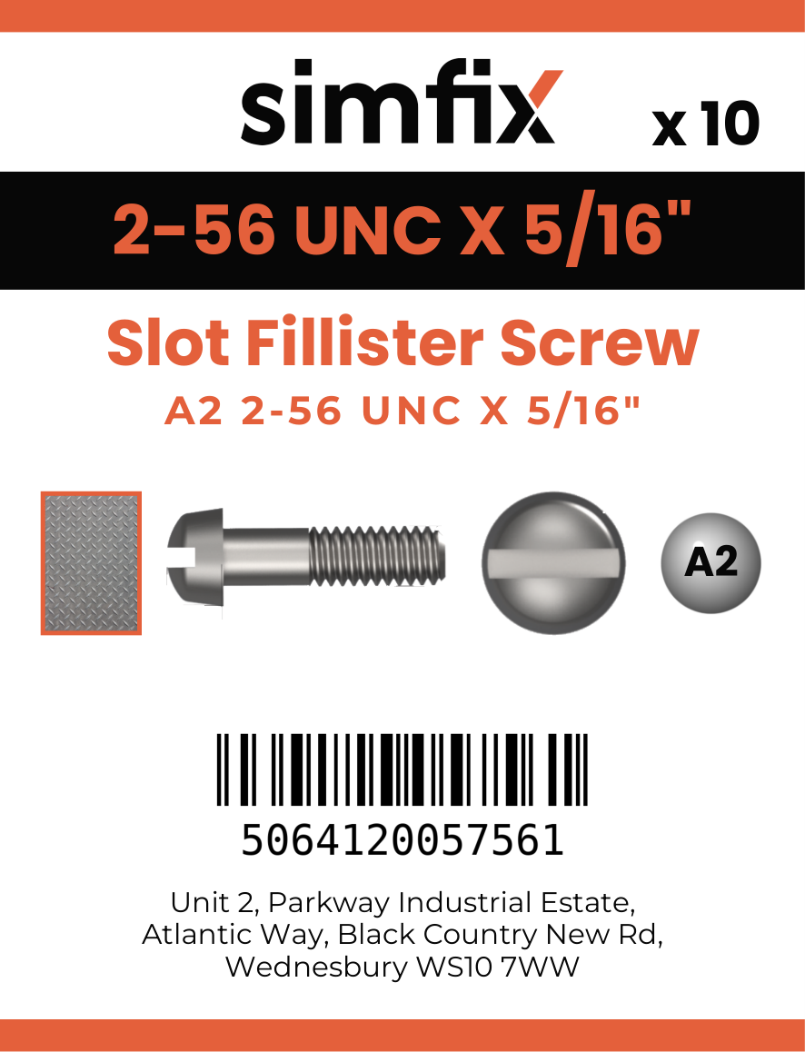 Simfix product label - 85UA2N02008F-D