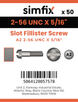 Simfix product label - 85UA2N02008F-T