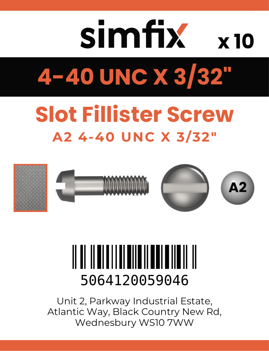 Simfix product label - 85UA2N04004F-D