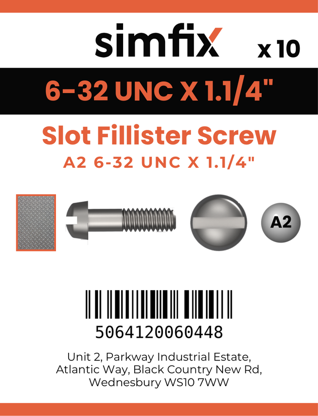 Simfix product label - 85UA2N06032F-D