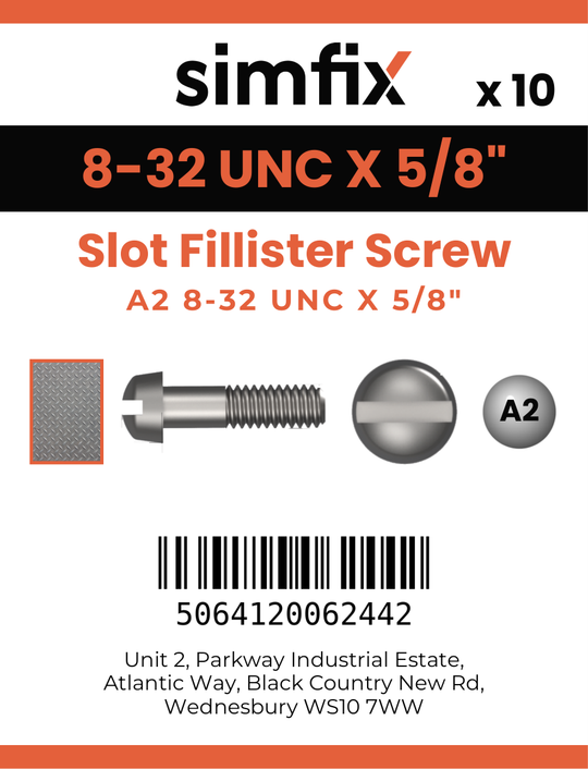 Simfix product label - 85UA2N08016F-D