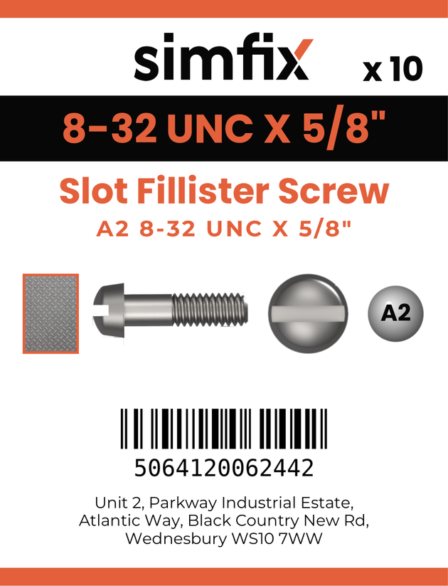 Simfix product label - 85UA2N08016F-D