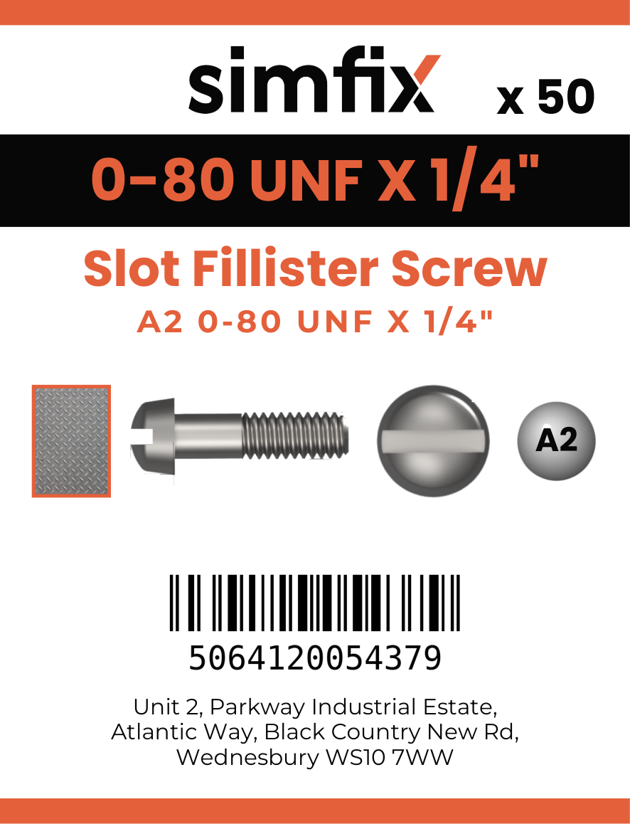 Simfix product label - 85UFA2080006F-T