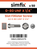 Simfix product label - 85UFA2080006F-T