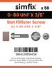 Simfix product label - 85UFA2080010F-T