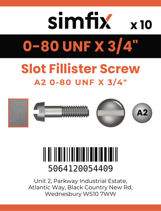 Simfix product label - 85UFA2080019F-D