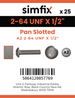 Simfix product label - 85UFA2264013-D