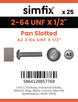 Simfix product label - 85UFA2264013-D