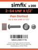Simfix product label - 85UFA2264013-T