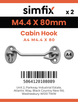 Simfix product label - 8650A44480-D