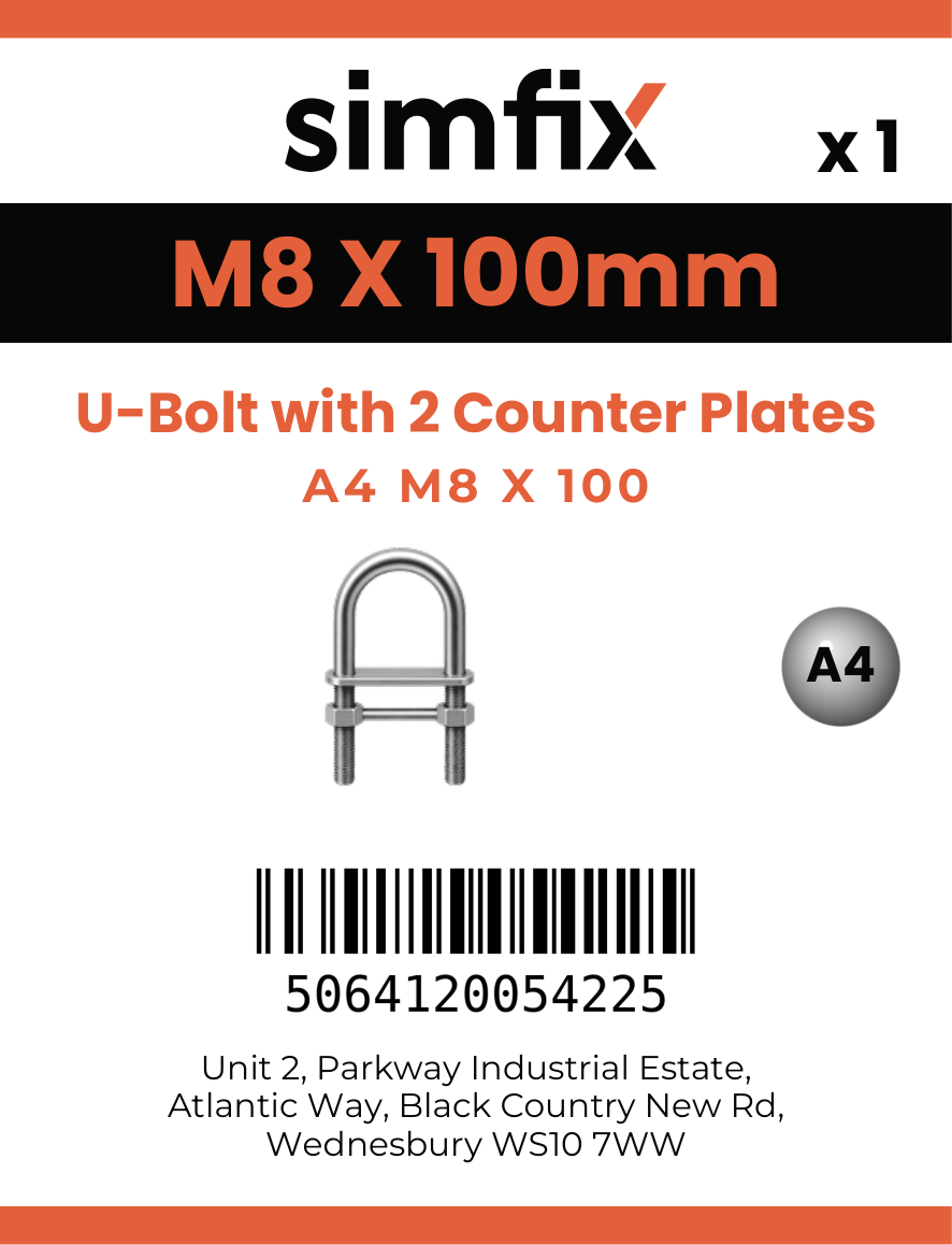 Simfix product label - 8651A408100-D