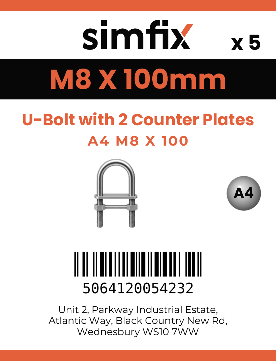 Simfix product label - 8651A408100-T