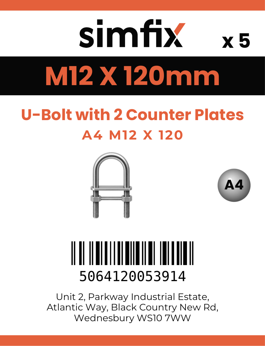 Simfix product label - 8651A412120-T