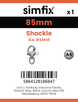 Simfix product label - 8661A4085-D