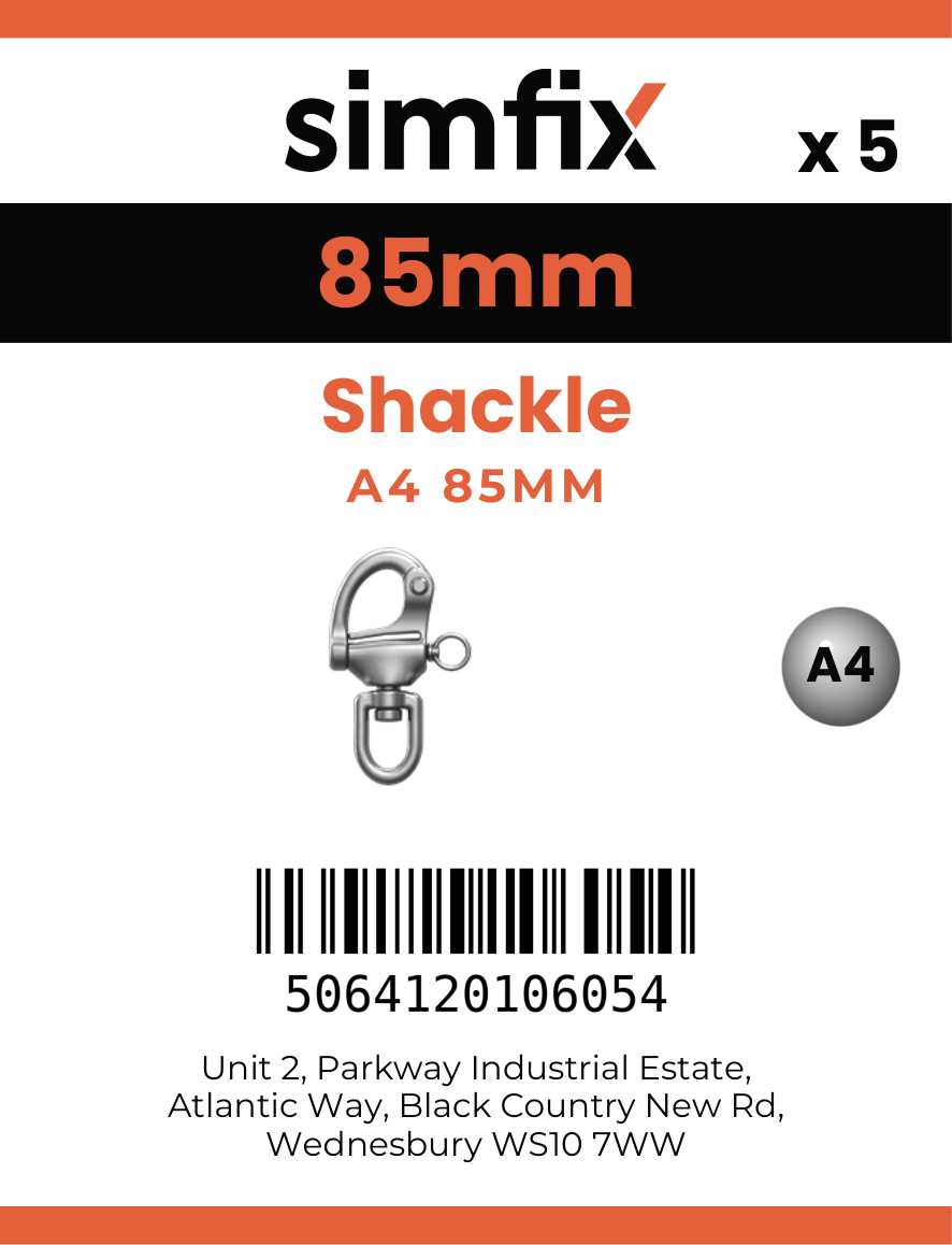 Simfix product label - 8661A4085-T