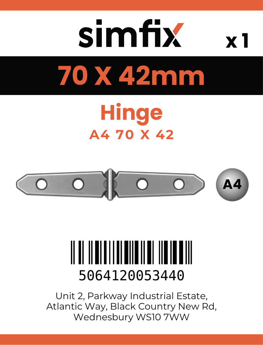 Simfix product label - 8670A47042-D