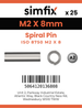 Simfix product label - 8750A102008-D