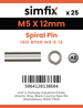 Simfix product label - 8750A105012-D