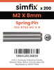 Simfix product label - 8752A202008-T