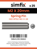 Simfix product label - 8752A202020-D
