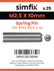 Simfix product label - 8752A2025010-D