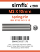 Simfix product label - 8752A203010-T