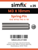 Simfix product label - 8752A203018-D