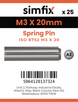 Simfix product label - 8752A203020-D