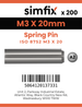 Simfix product label - 8752A203020-T