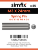 Simfix product label - 8752A203024-D