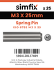 Simfix product label - 8752A203025-D