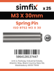 Simfix product label - 8752A203030-D