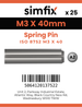 Simfix product label - 8752A203040-D