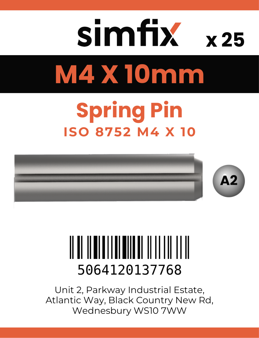 Simfix product label - 8752A204010-D