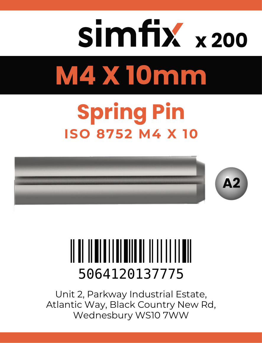 Simfix product label - 8752A204010-T