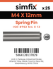 Simfix product label - 8752A204012-D